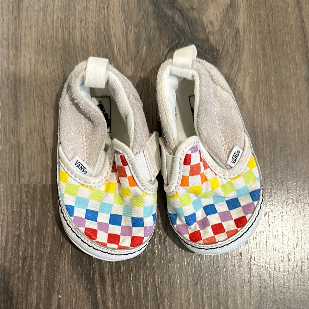 Vans Baby Multicolor Checkered Shoes